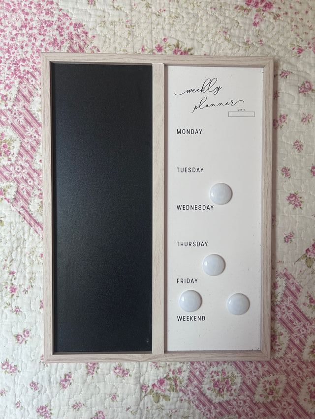 Bacheca settimanale nuova - mai usata!