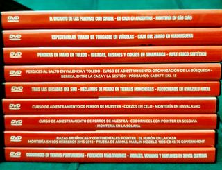 REBAJAS 17 DVD'S+4 REGALO CAZAR,FEBERCAZA,GRUPO