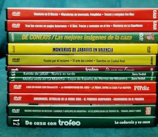 REBAJAS 17 DVD'S+4 REGALO CAZAR,FEBERCAZA,GRUPO