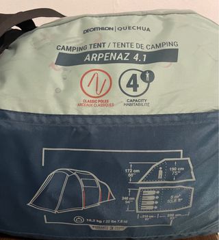 Tienda de campaña Quechua Apernaz 4.1