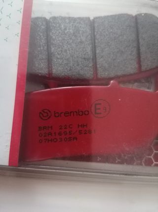 Pastillas de freno BREMBO NUEVAS
