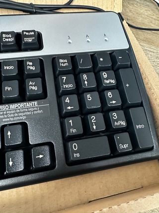 Teclado Ordenador Hp numerico 