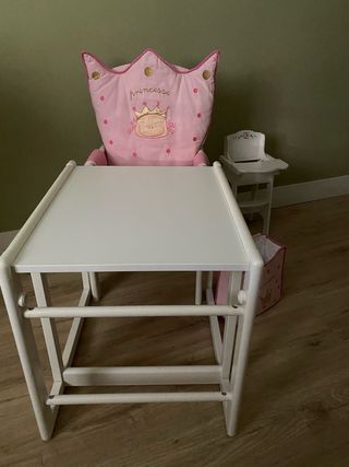 Trona princesa evolutiva/ convertible  mi cuna