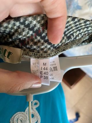 Pantalón pata de gallo verde Parole