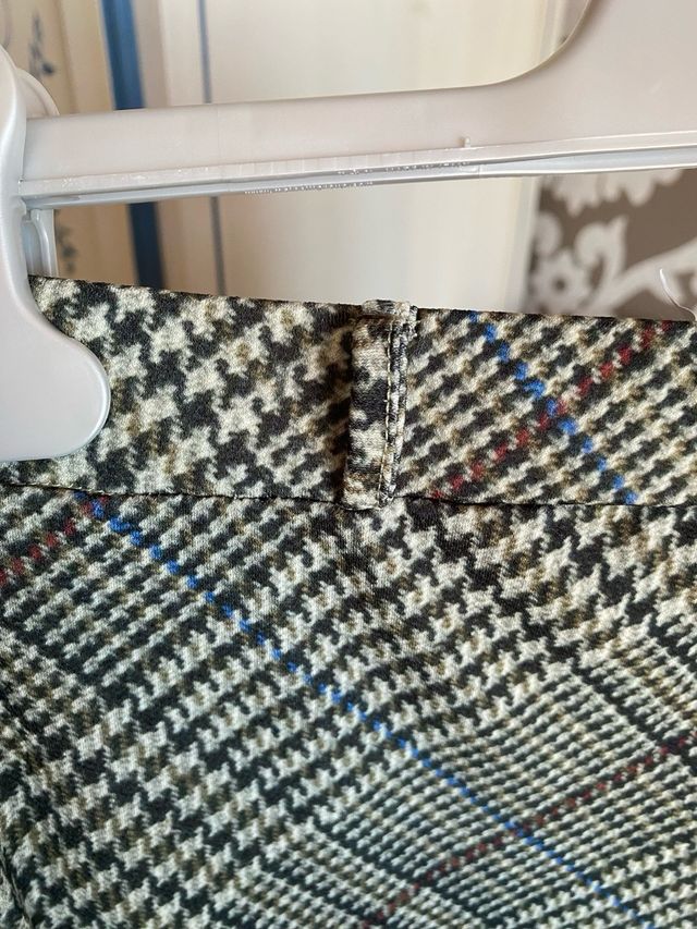 Pantalón pata de gallo verde Parole