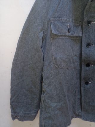 Chaqueta militar ejercito suizo denim p1