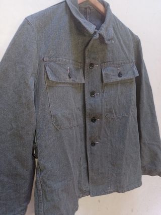 Chaqueta militar ejercito suizo denim p1