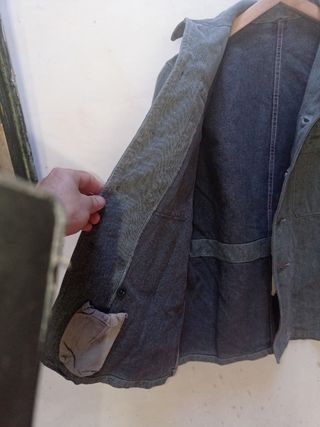 Chaqueta militar ejercito suizo denim p1