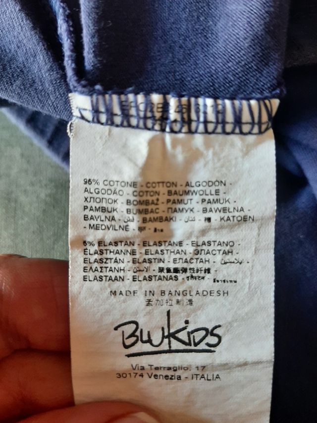 Pinocchietto Blu kids