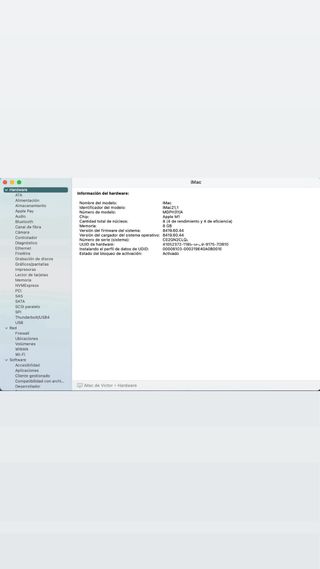 IMAC APPLE 2023 M1 24”
