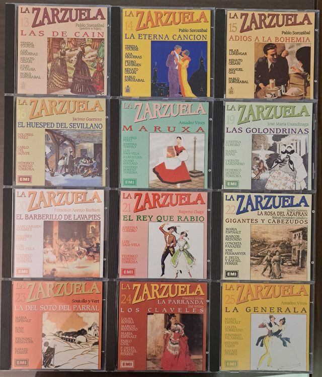 CD'S ZARZUELA. Las Mejores.