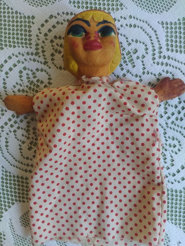 Marionetas antiguas caperucita