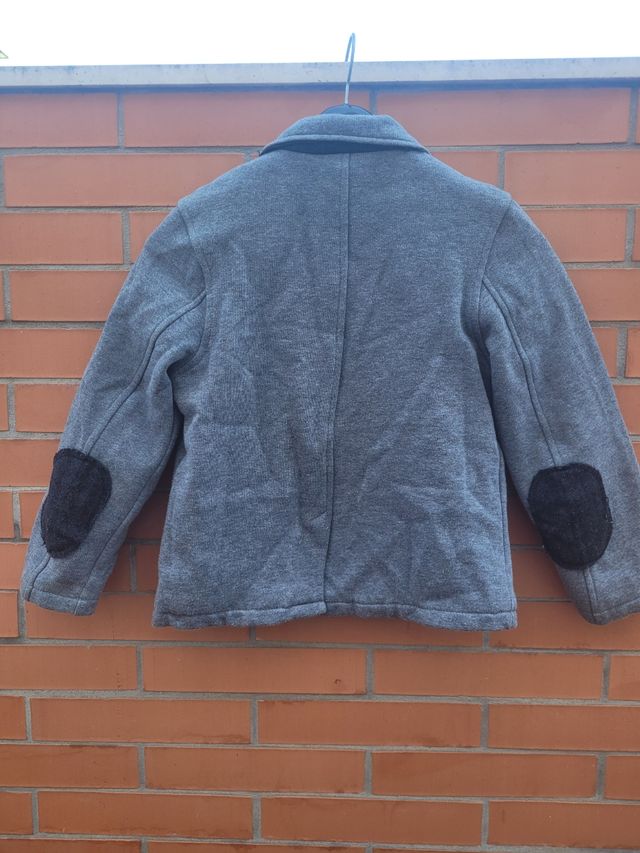 Chaqueta unisex Neck gris con coderas talla 6