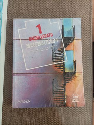 Libro Matemáticas 1° Bachillerato