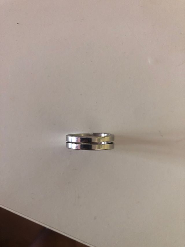 Anillo Acero Inoxidable Patron “S”