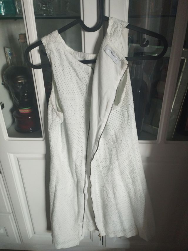 Vestido Blanco Suite calado