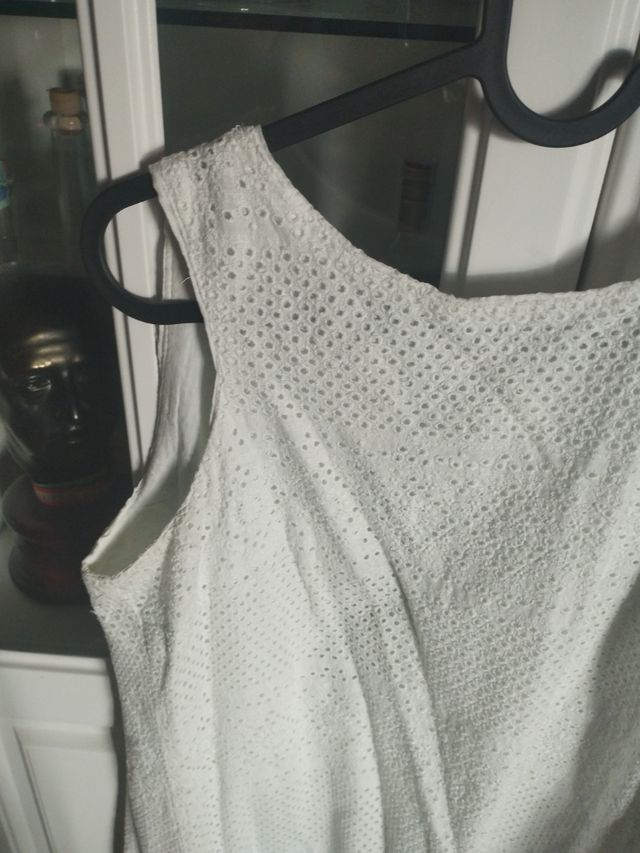 Vestido Blanco Suite calado