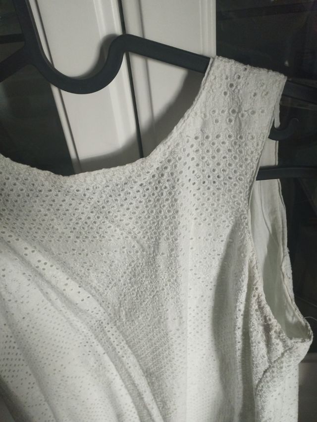 Vestido Blanco Suite calado