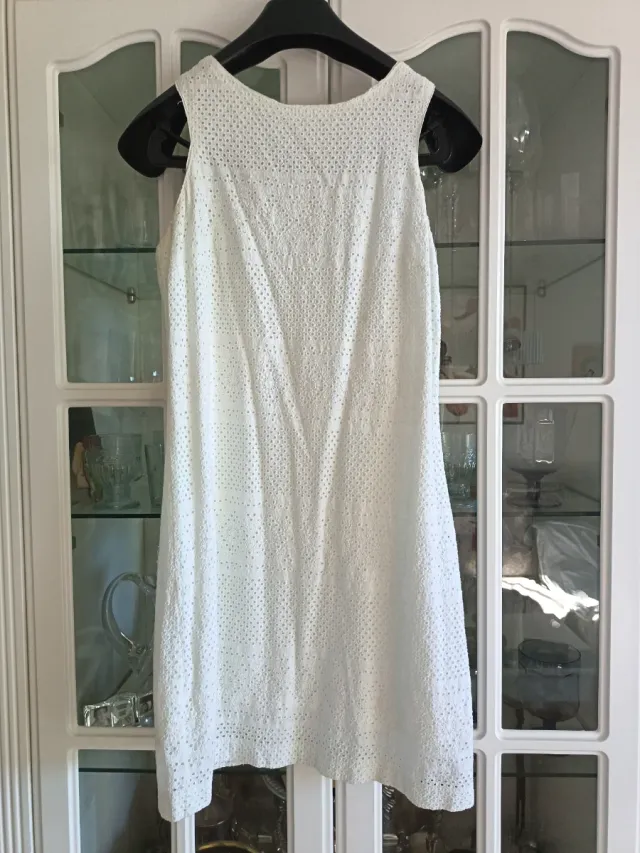 Vestido Blanco Suite calado