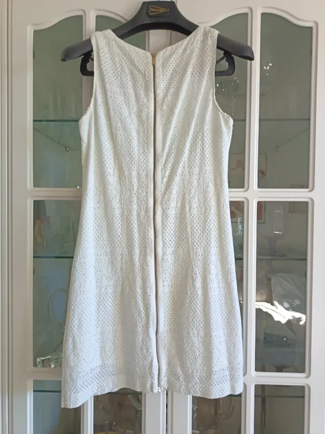 Vestido Blanco Suite calado