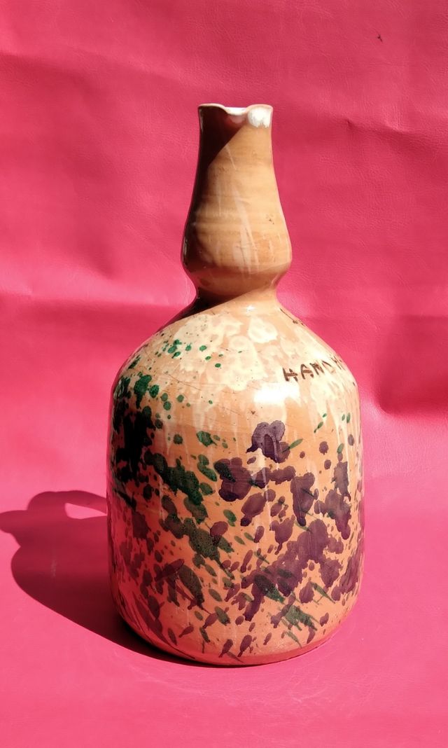 Vaso, anfora in ceramica artigianale Italia vintag