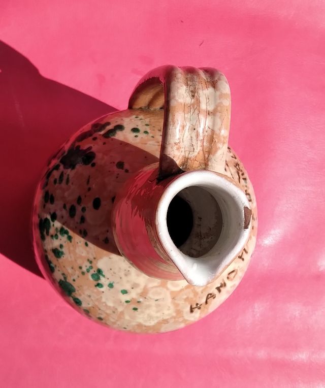 Vaso, anfora in ceramica artigianale Italia vintag