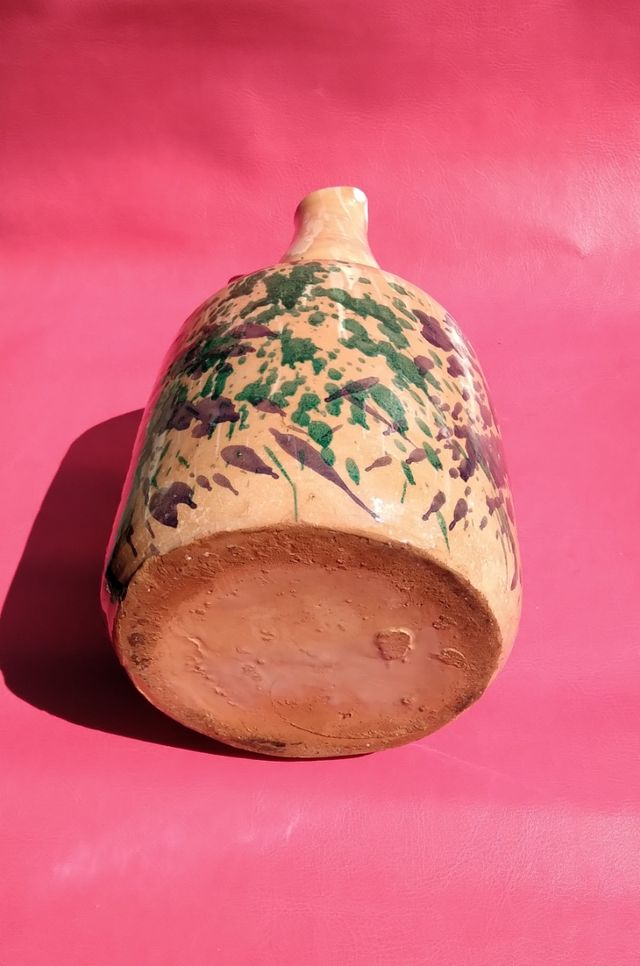 Vaso, anfora in ceramica artigianale Italia vintag