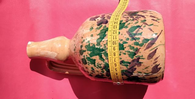 Vaso, anfora in ceramica artigianale Italia vintag