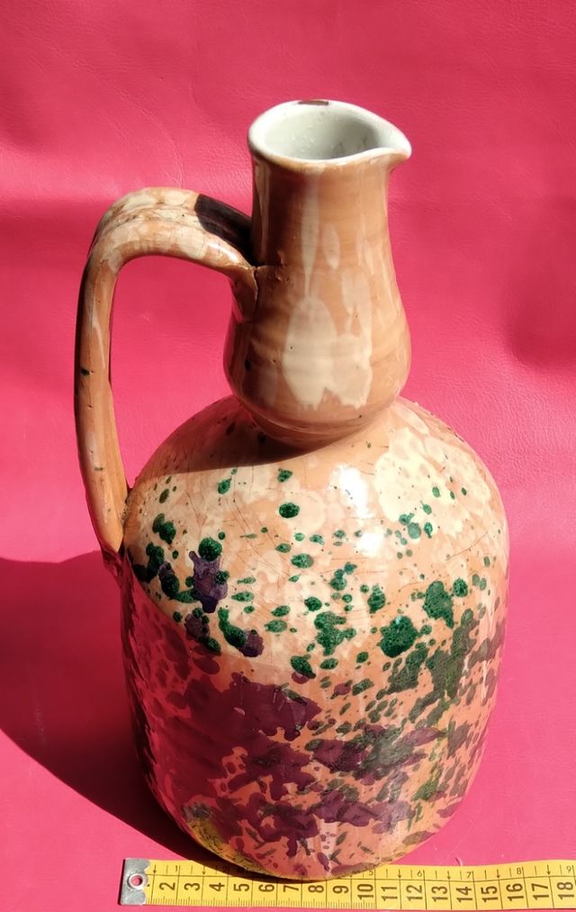 Vaso, anfora in ceramica artigianale Italia vintag