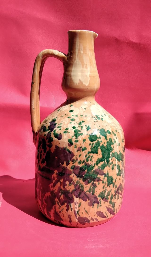Vaso, anfora in ceramica artigianale Italia vintag