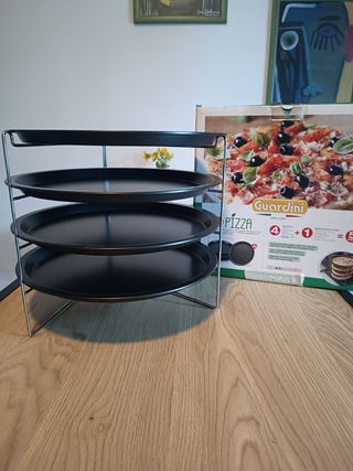 Griglia porta pizze Guardini in acciaio 
