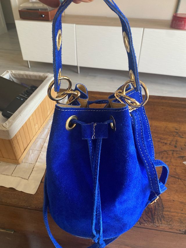 Bolso bombonera serraje