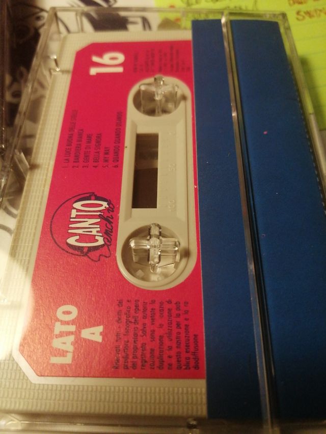 CASSETTE KARAOKE NUOVE MUSICA ITALIANA 