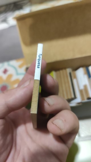 23 Mosaicos madera 6x6cm