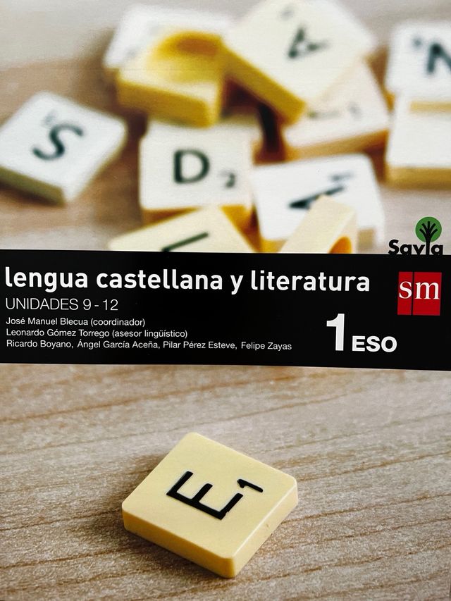 Libro 1º ESO Lengua SAVIA SM trimestral