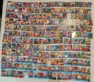 1000 cartas japonesas dragón ball