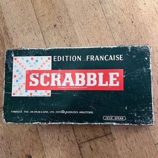 Jogo Scrabble Edition Francaise Jeux Spear Vintage