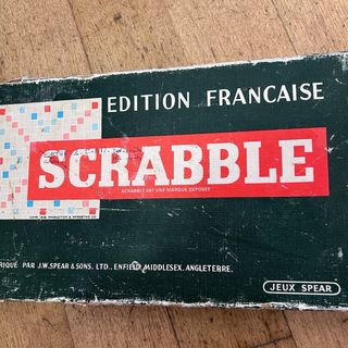 Jogo Scrabble Edition Francaise Jeux Spear Vintage