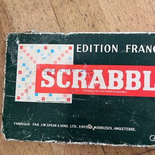 Jogo Scrabble Edition Francaise Jeux Spear Vintage