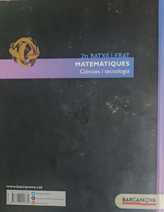 LIBRO MATEMÁTICAS 2 BACHILLERATO