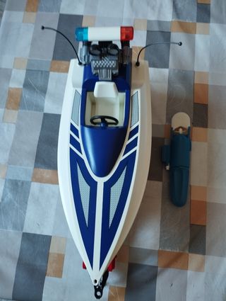 Playmobil 5187 - Coche policía y lancha