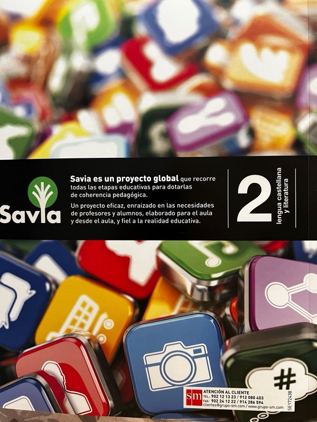 Libro Lengua 2º ESO SM SAVIA trimestral
