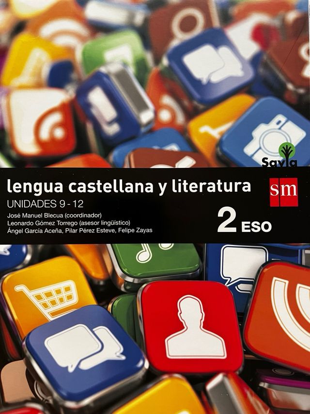Libro Lengua 2º ESO SM SAVIA trimestral