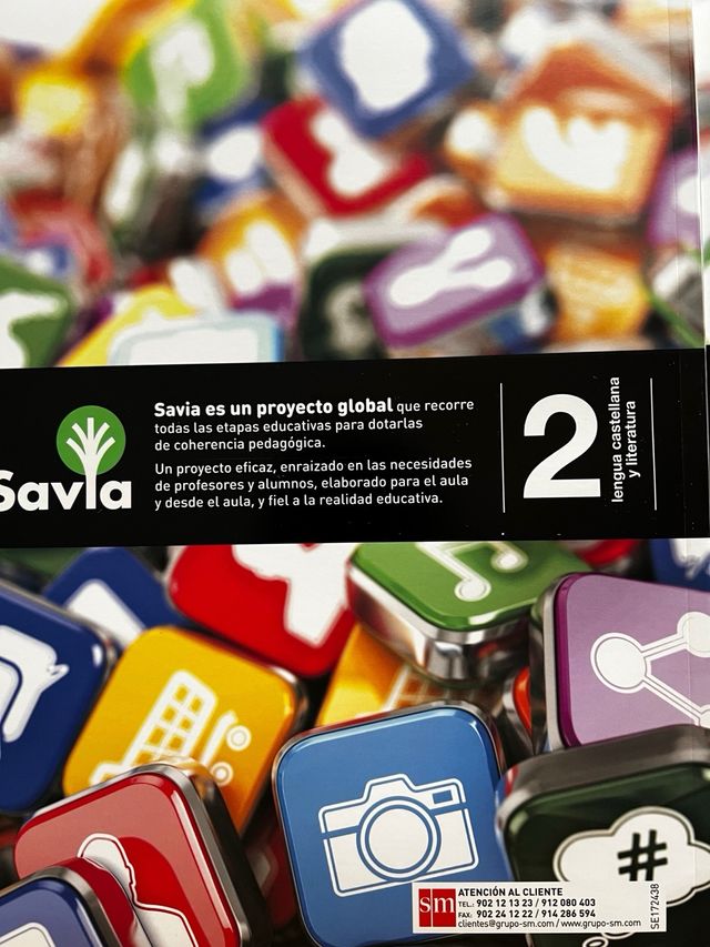 Libro Lengua 2º ESO SM SAVIA trimestral