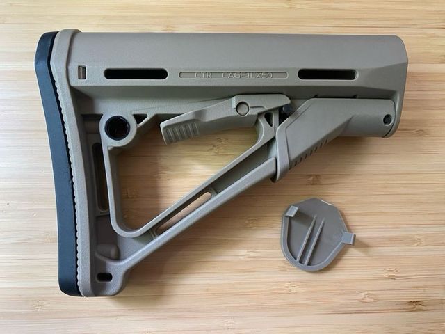 Culata CTR tipo Magpul color TAN