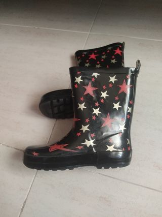 Botas agua niña Talla 31