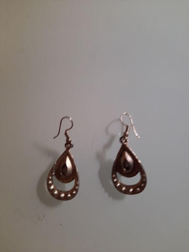 Pendientes piedra azul