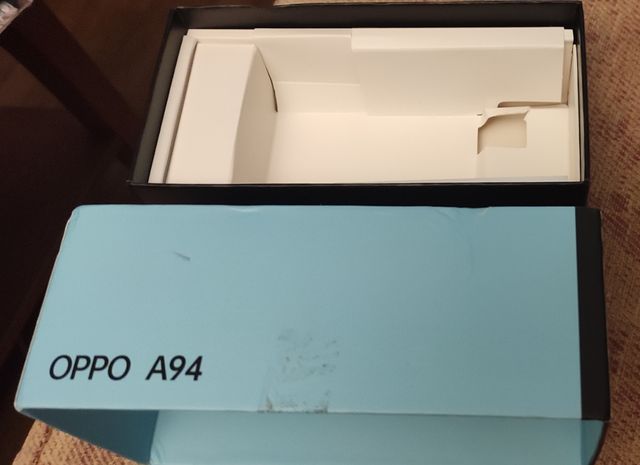 OPPO A94 5g , 128 GB ,con funda