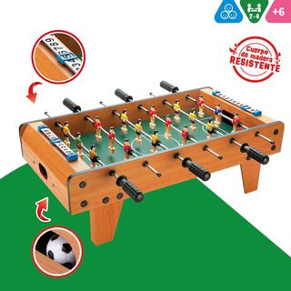 Futbolín Colorbaby 18 jugadores