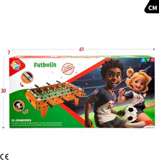 Futbolín Colorbaby 18 jugadores